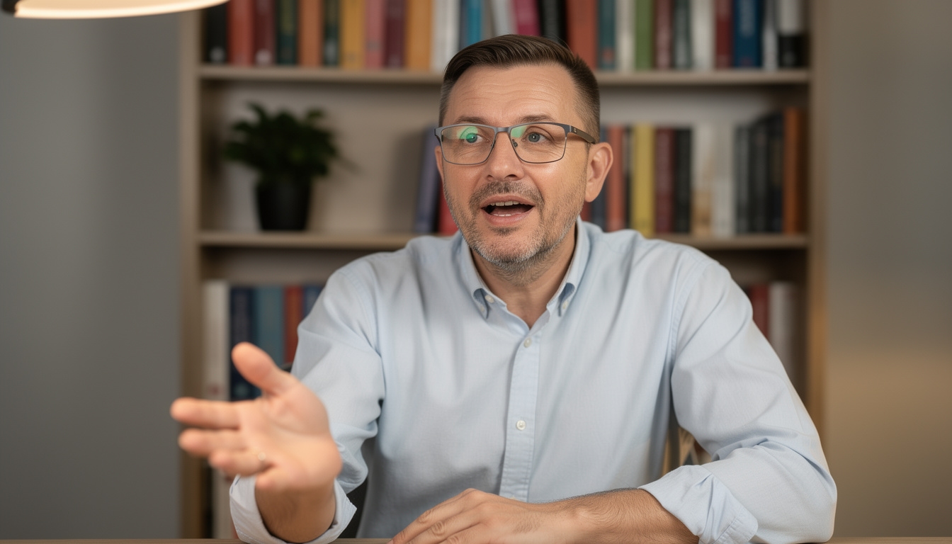 Moment wywiadu podczas rozmowy online o zmianie kariery